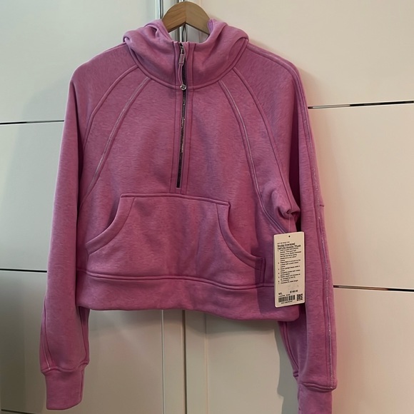 Lululemon PLUSH Scuba Oversized Half Zip Hoodie,so soft & warm, silver stitching - Picture 6 of 13